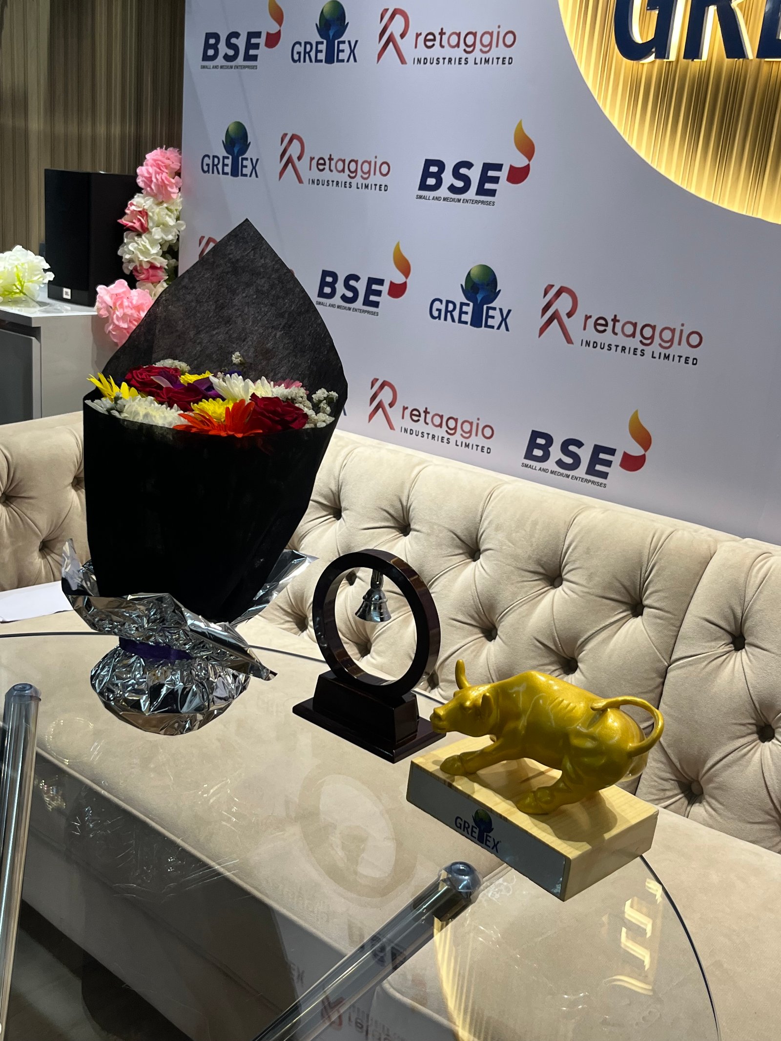 Retaggio Industries Limited Listing Ceremony Photos