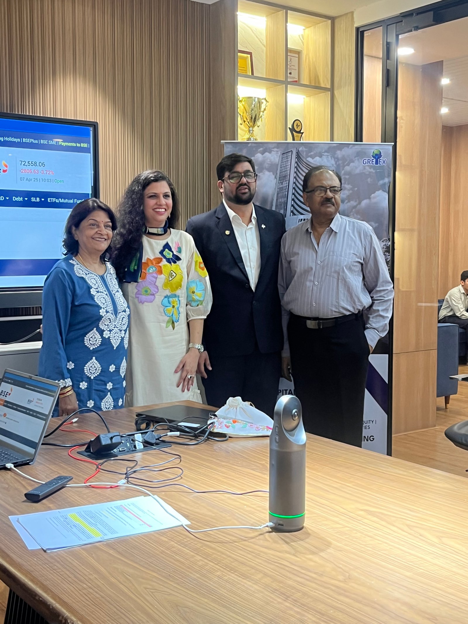 Retaggio Industries Limited Listing Ceremony Photos