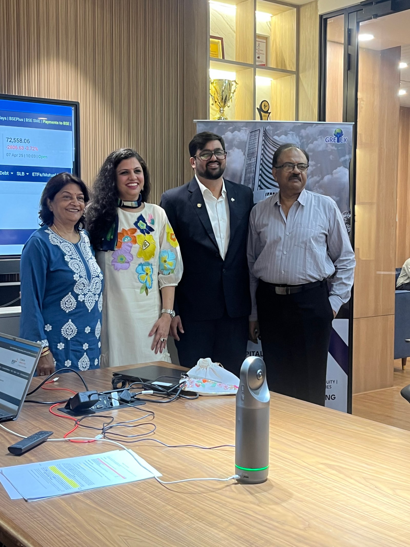 Retaggio Industries Limited Listing Ceremony Photos