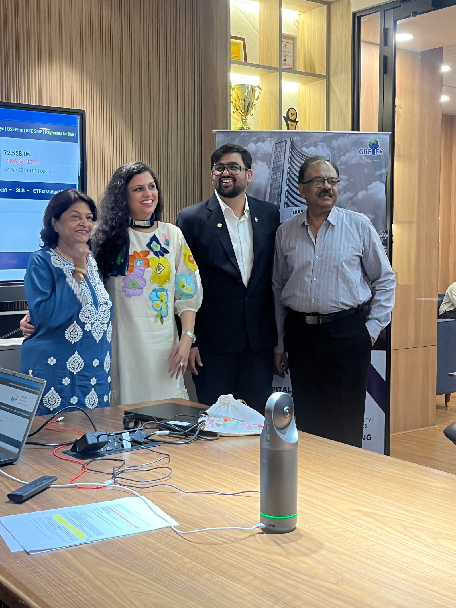 Retaggio Industries Limited Listing Ceremony Photos