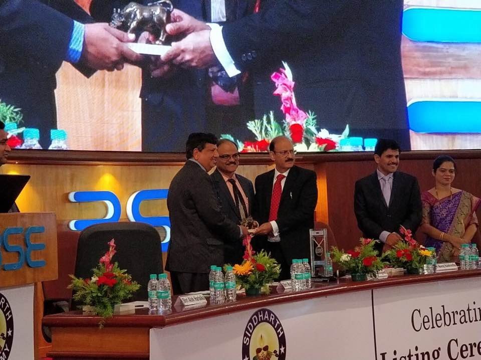 Siddharth Education Services Limtied Listing Ceremony