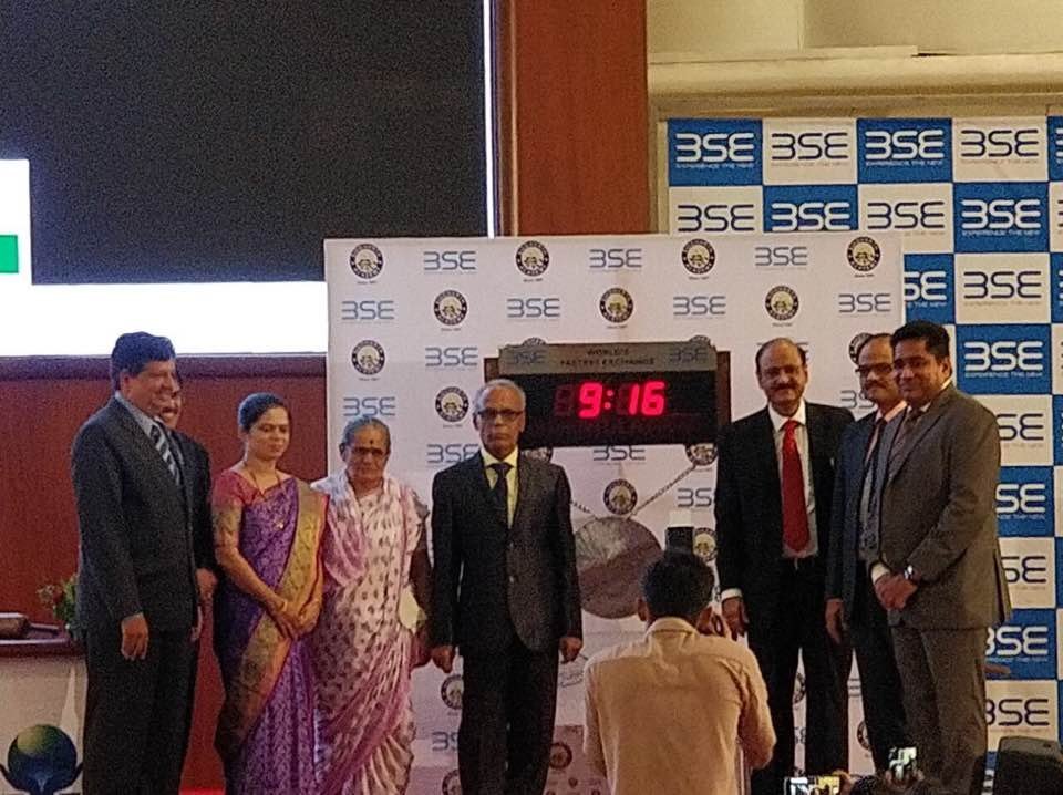 Siddharth Education Services Limtied Listing Ceremony