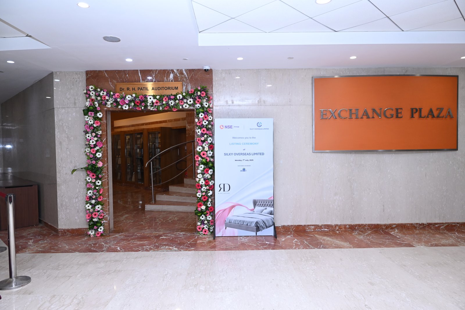 Silky Overseas Limited Listing Ceremony Photos