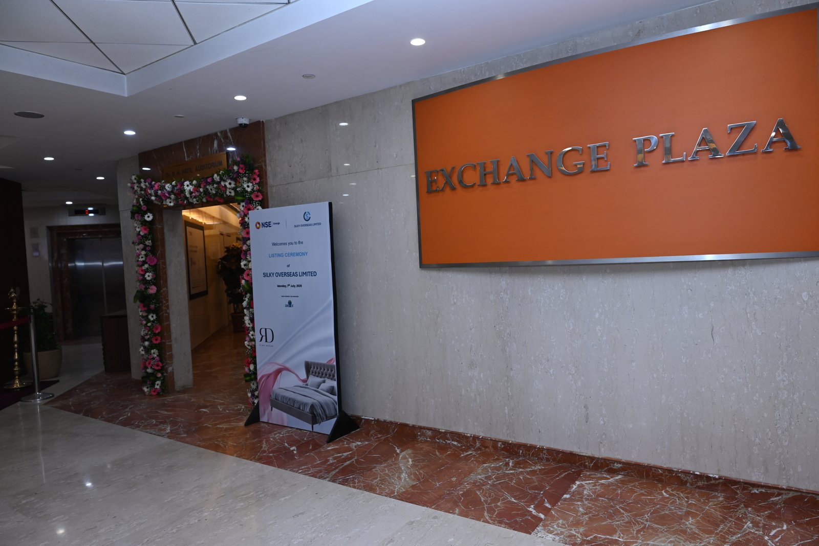 Silky Overseas Limited Listing Ceremony Photos