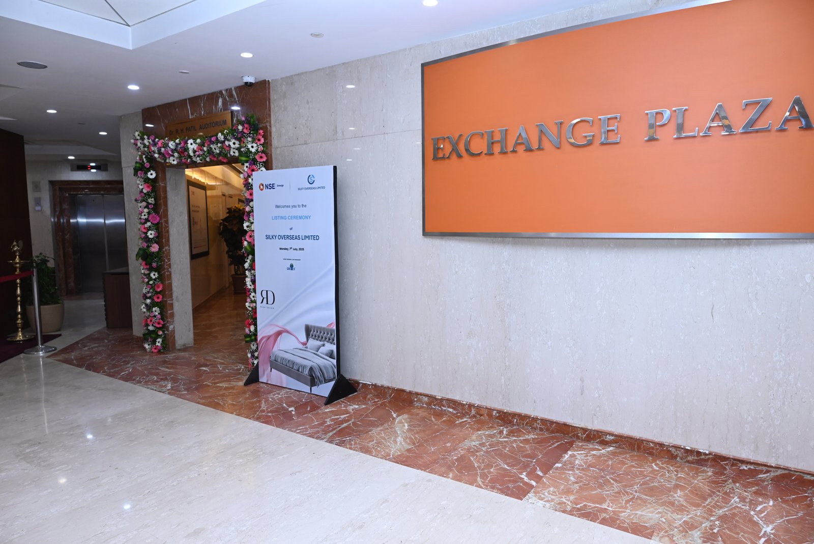 Silky Overseas Limited Listing Ceremony Photos