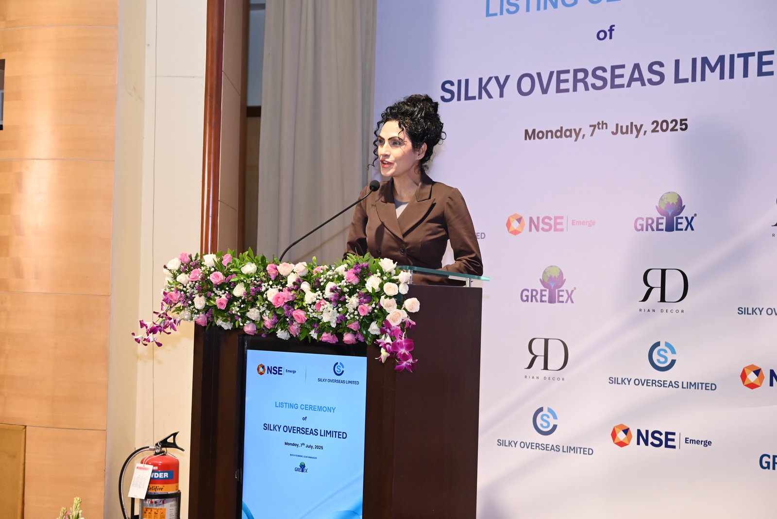 Silky Overseas Limited Listing Ceremony Photos