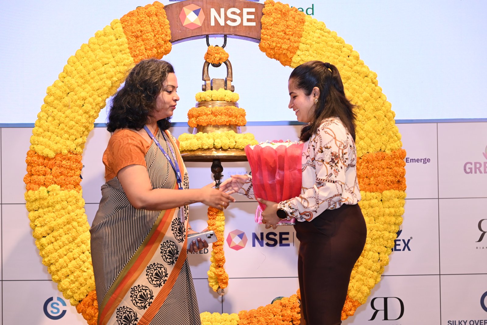 Silky Overseas Limited Listing Ceremony Photos