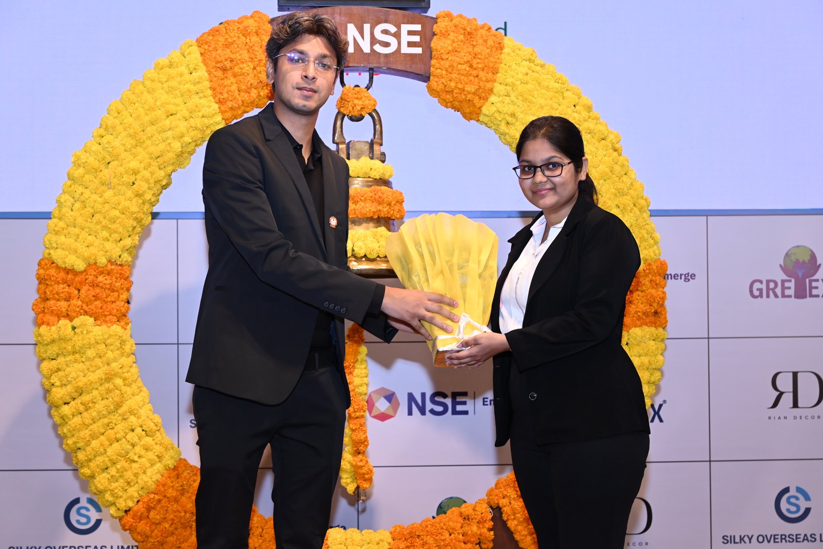 Silky Overseas Limited Listing Ceremony Photos