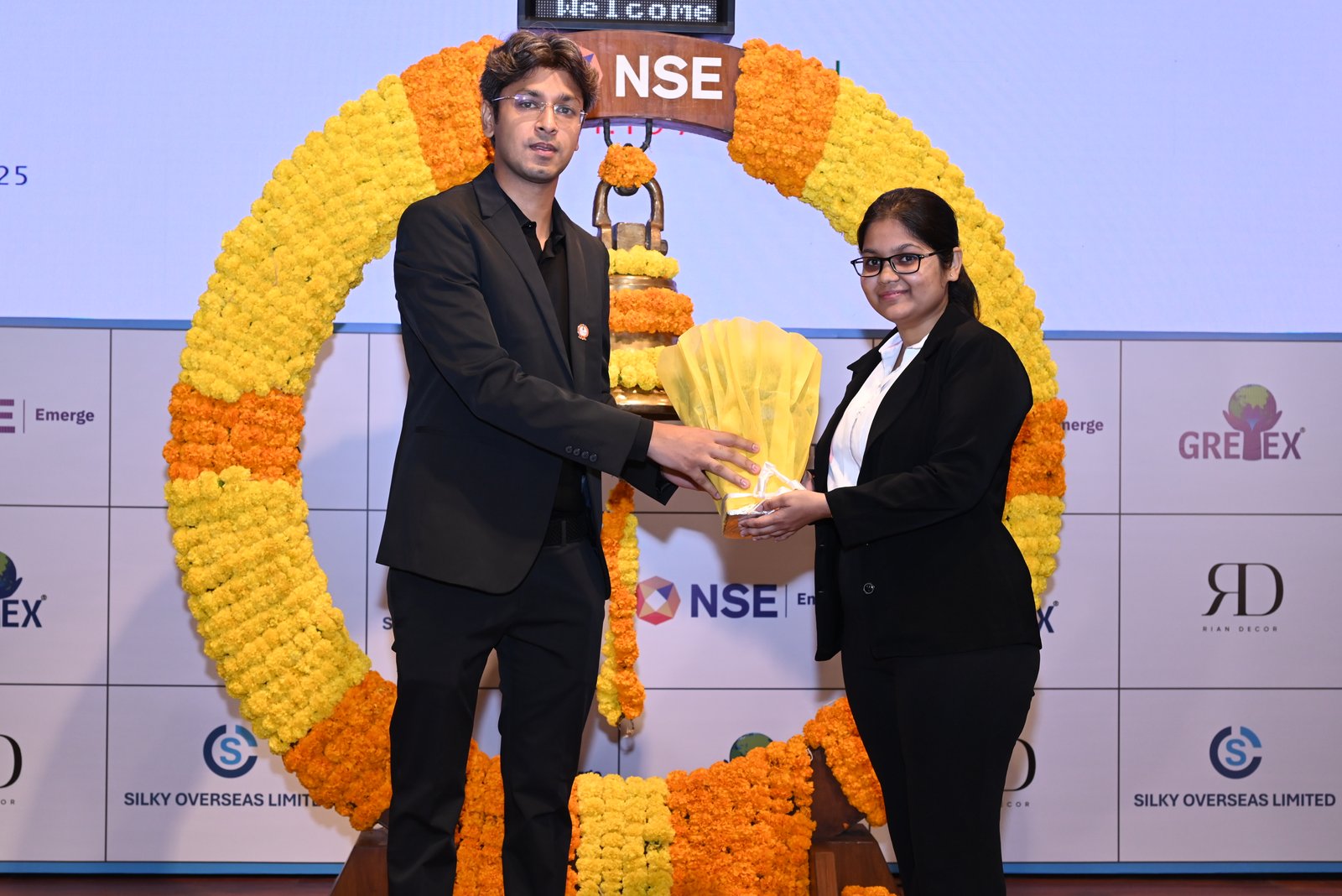 Silky Overseas Limited Listing Ceremony Photos