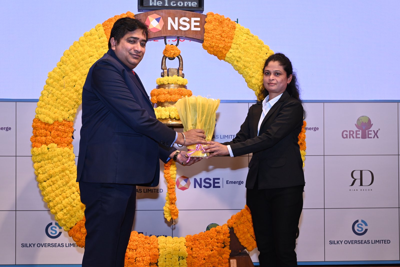 Silky Overseas Limited Listing Ceremony Photos