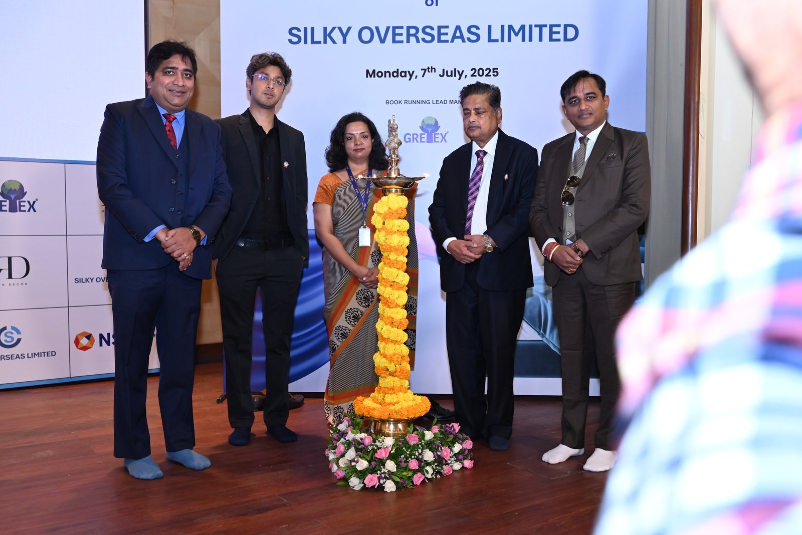 Silky Overseas Limited Listing Ceremony Photos