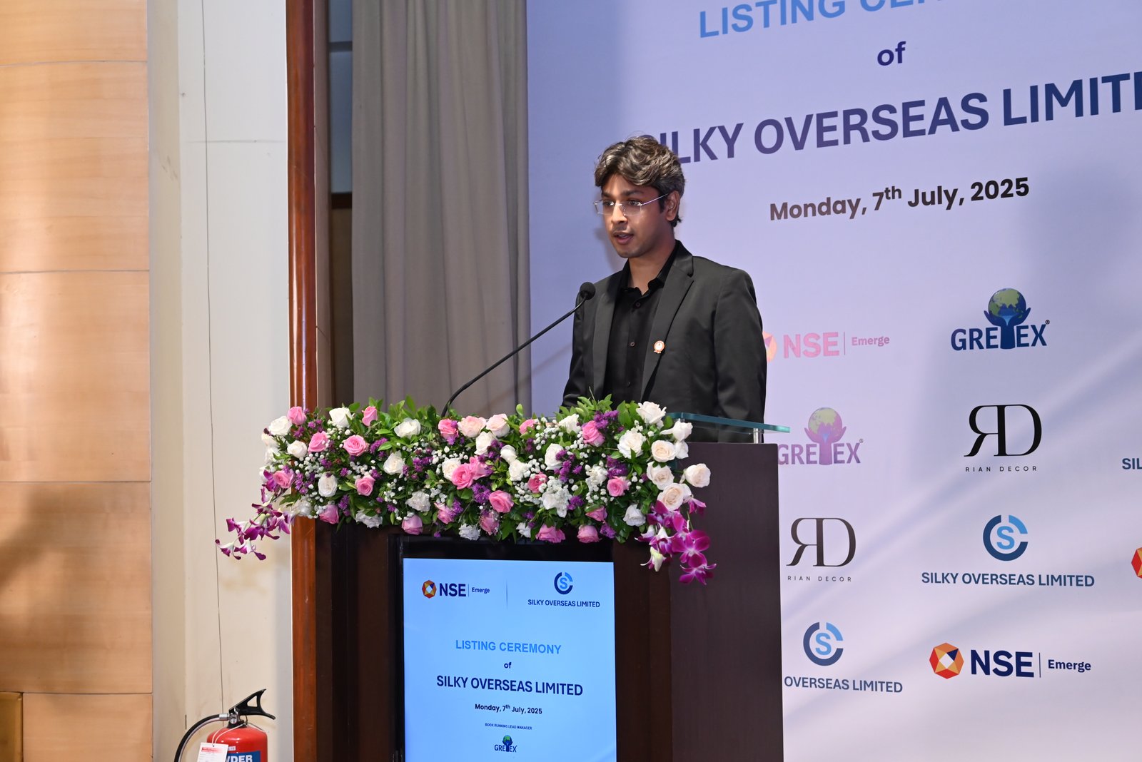 Silky Overseas Limited Listing Ceremony Photos