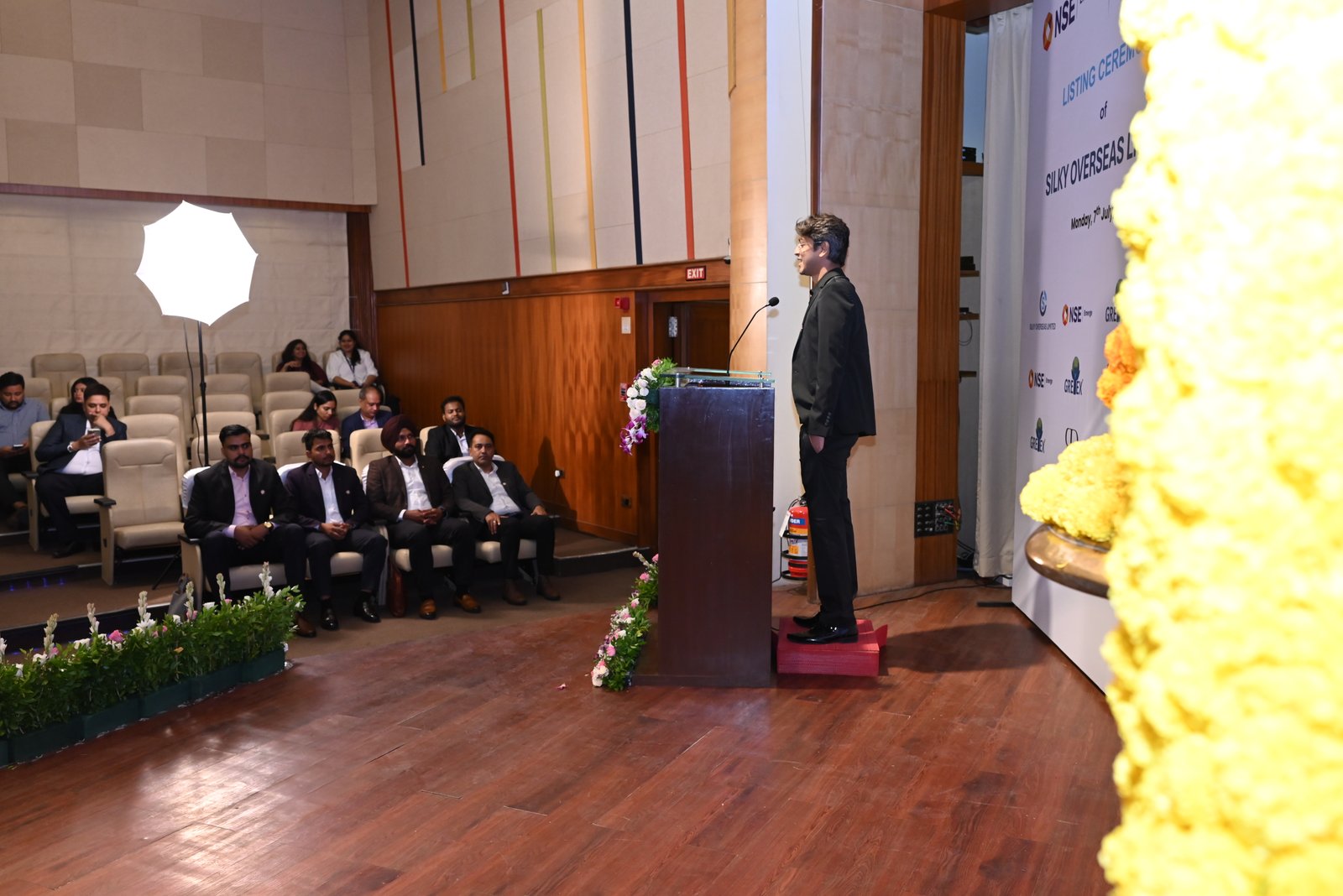 Silky Overseas Limited Listing Ceremony Photos