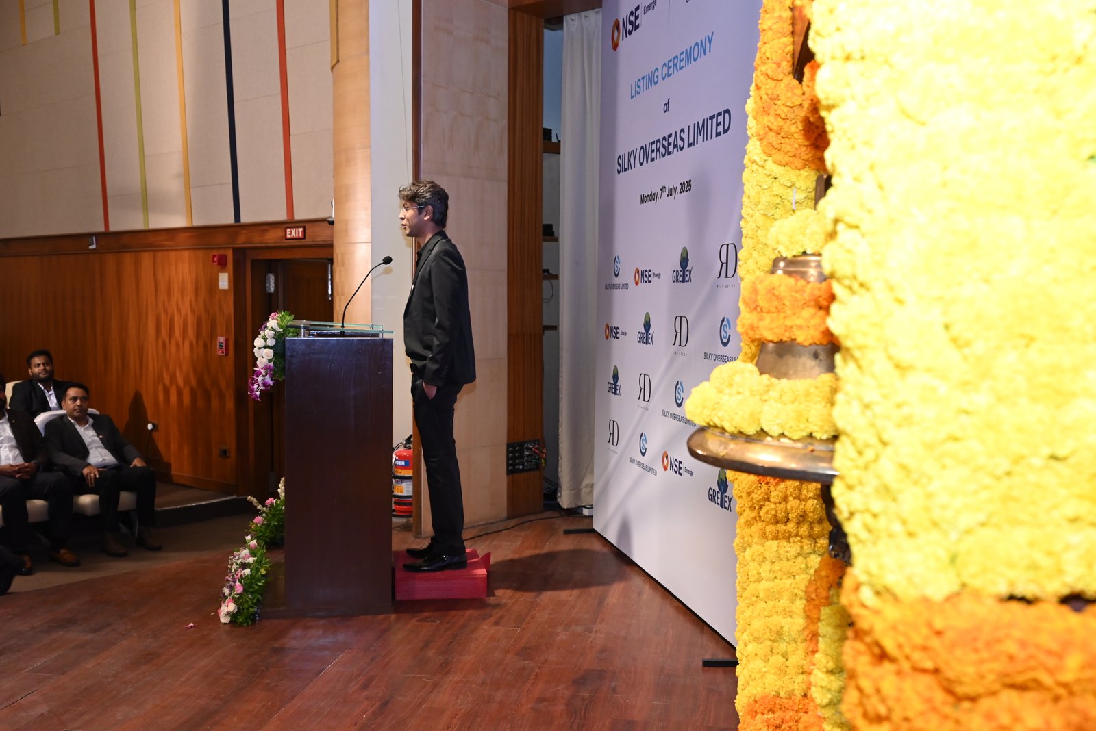 Silky Overseas Limited Listing Ceremony Photos