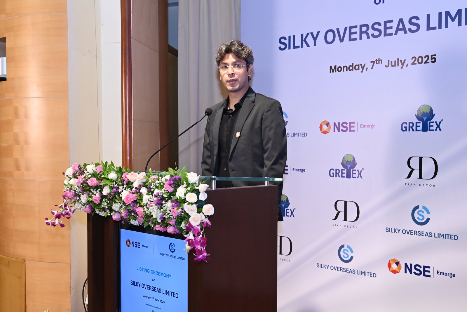 Silky Overseas Limited Listing Ceremony Photos