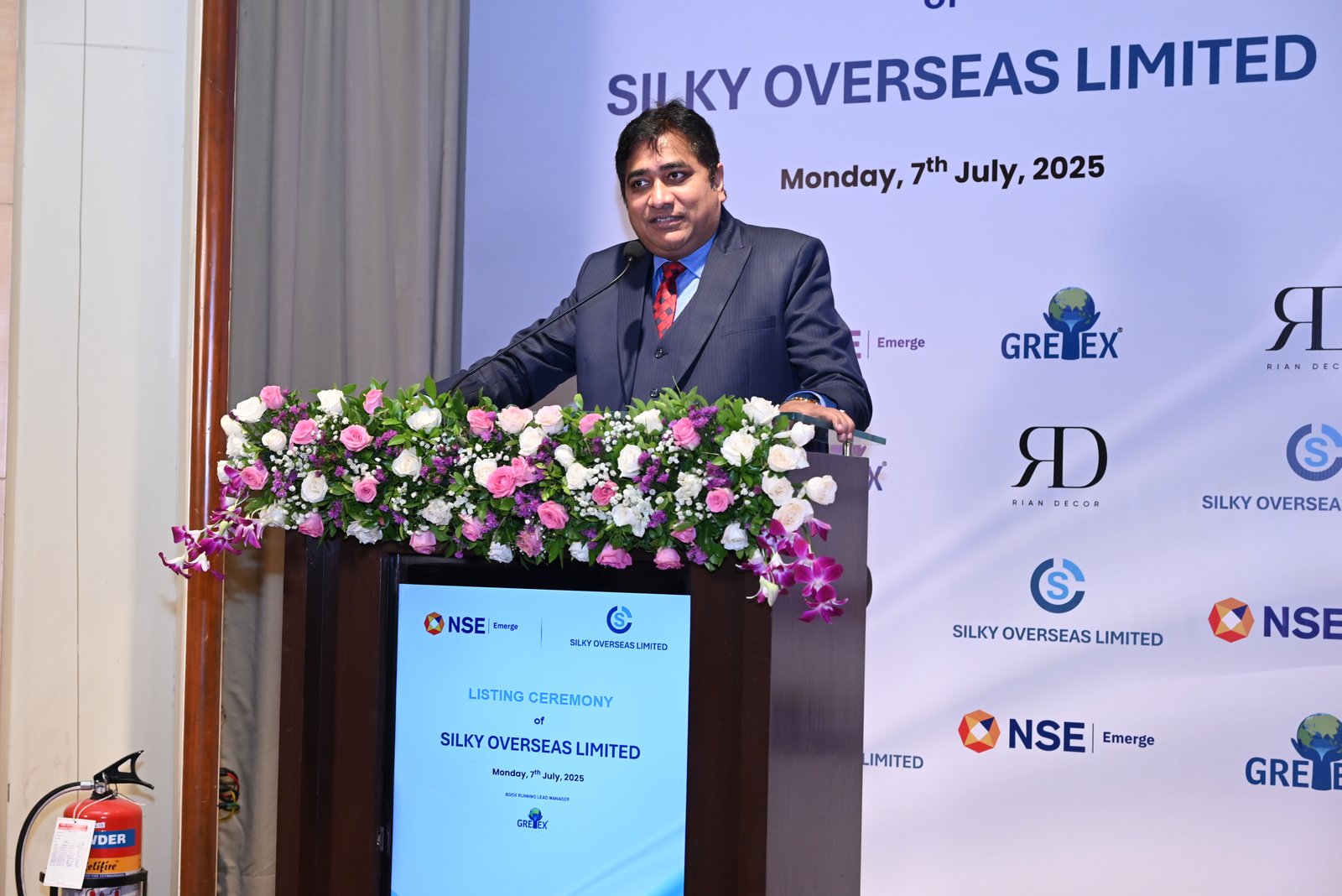 Silky Overseas Limited Listing Ceremony Photos