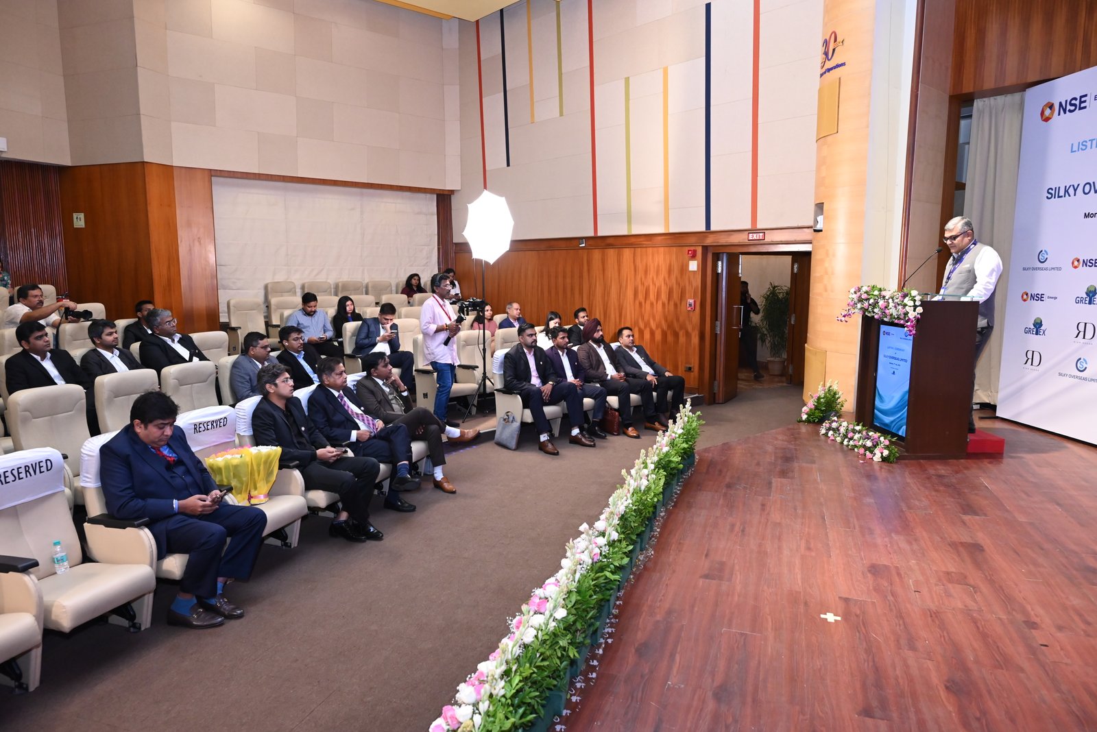 Silky Overseas Limited Listing Ceremony Photos