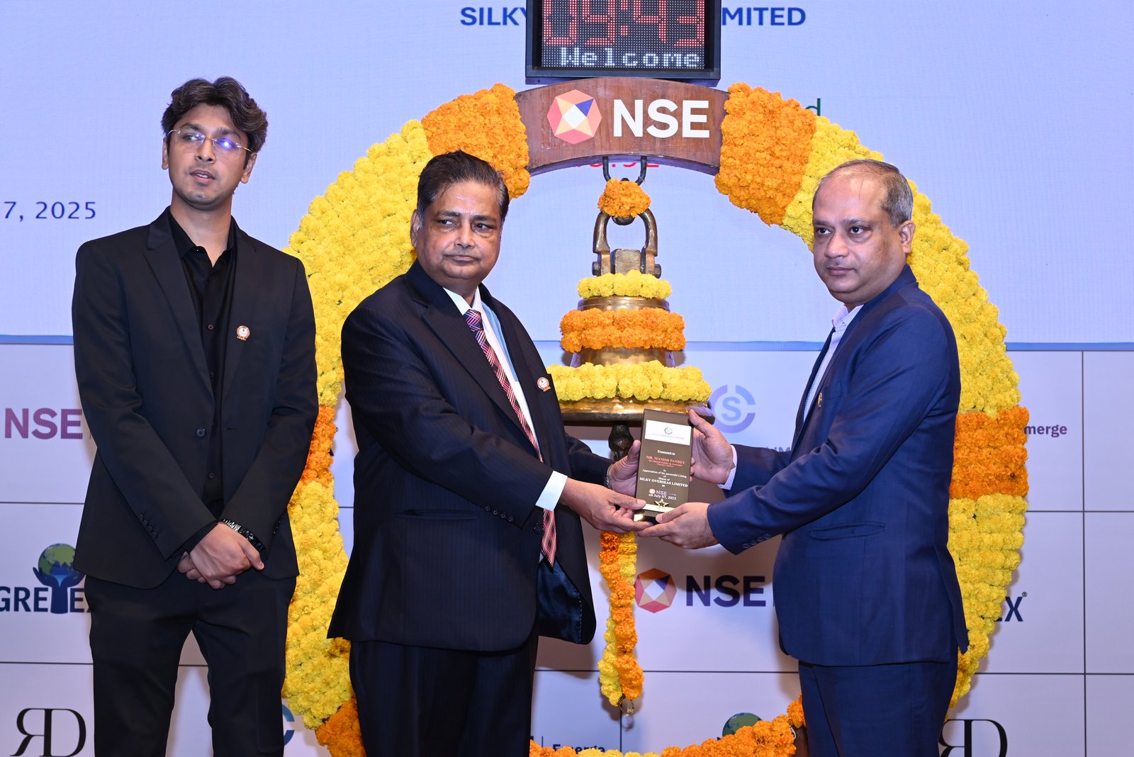 Silky Overseas Limited Listing Ceremony Photos