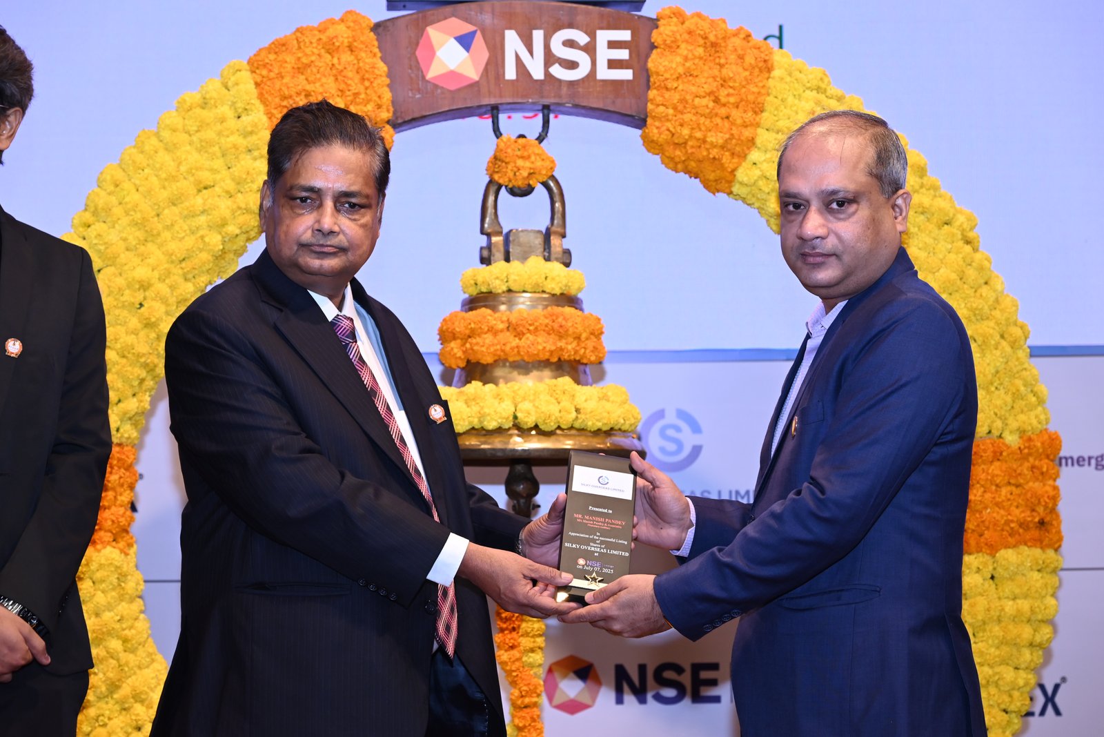 Silky Overseas Limited Listing Ceremony Photos