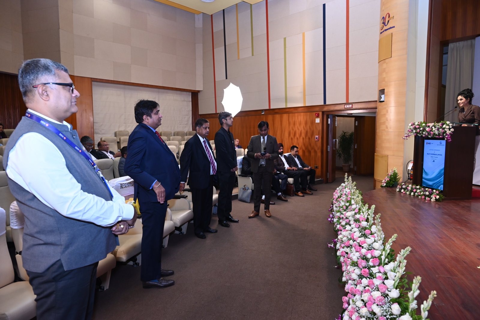 Silky Overseas Limited Listing Ceremony Photos