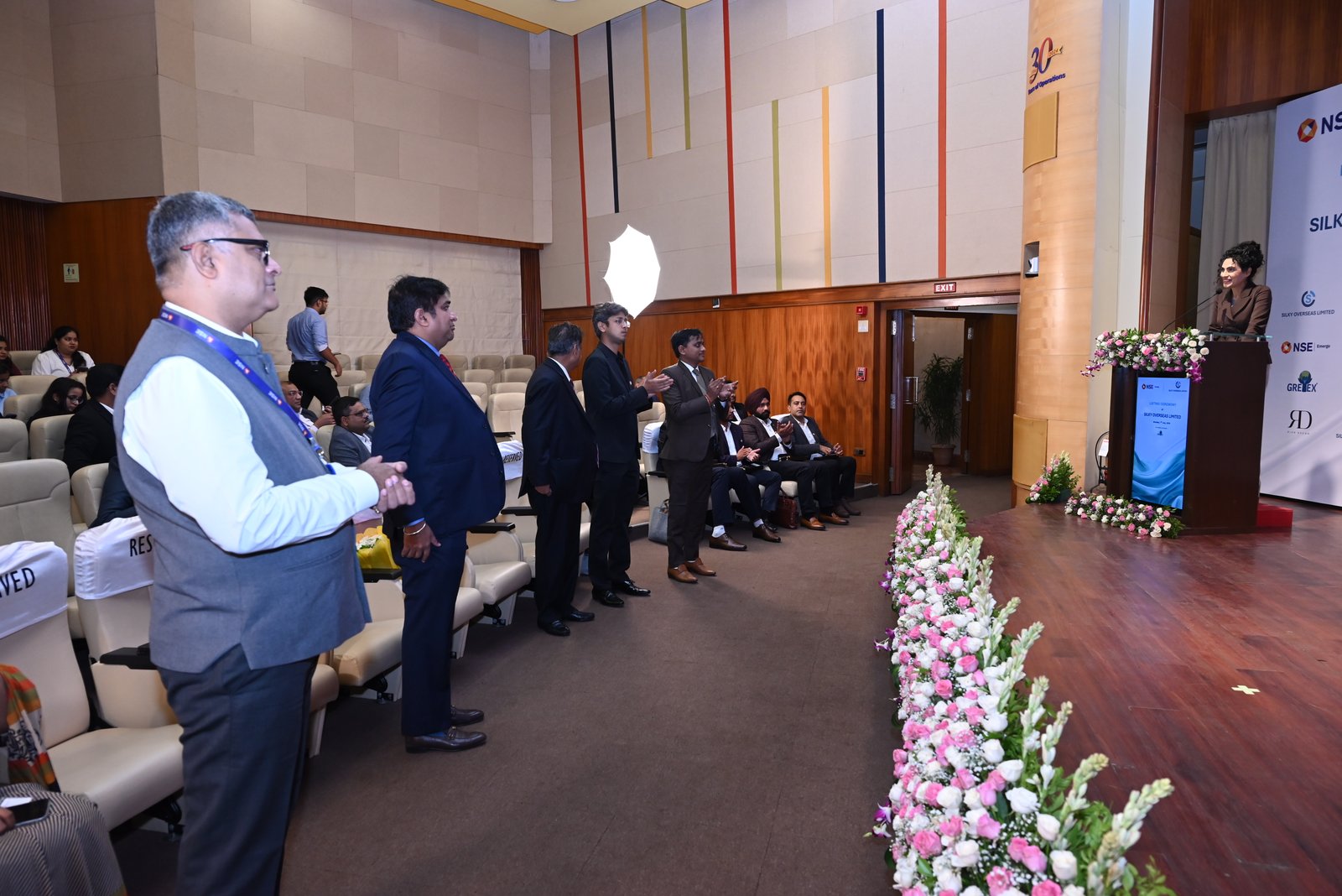 Silky Overseas Limited Listing Ceremony Photos