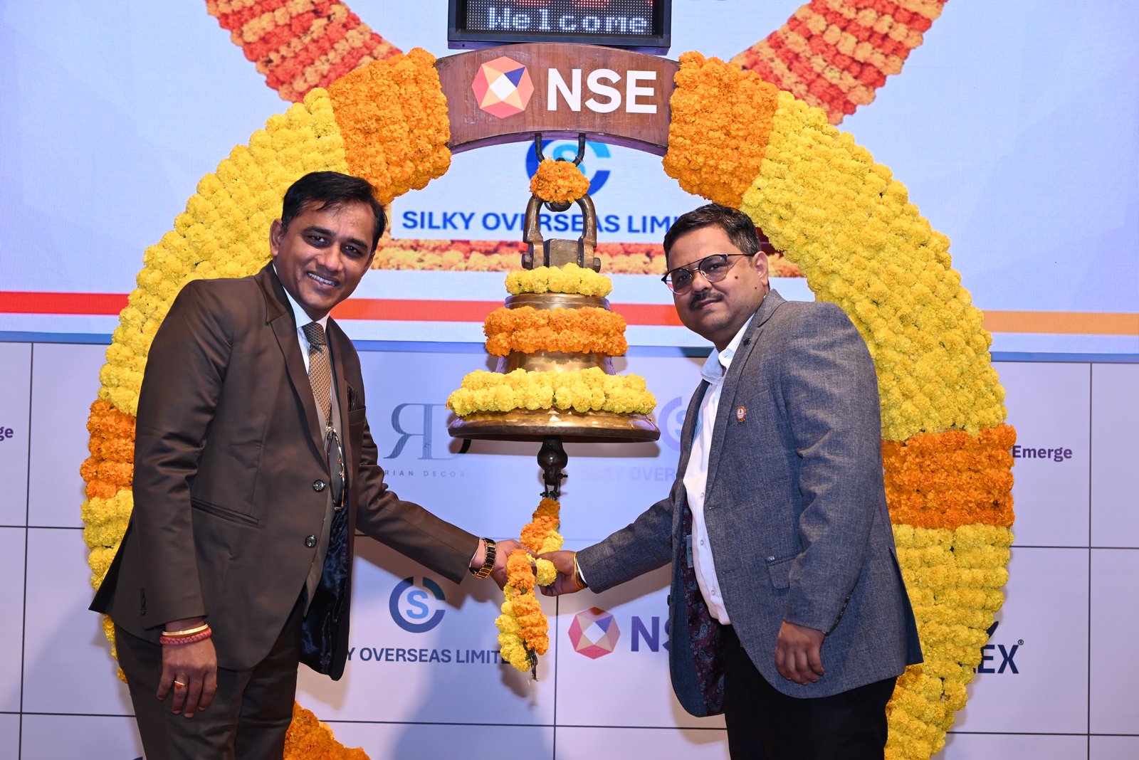 Silky Overseas Limited Listing Ceremony Photos