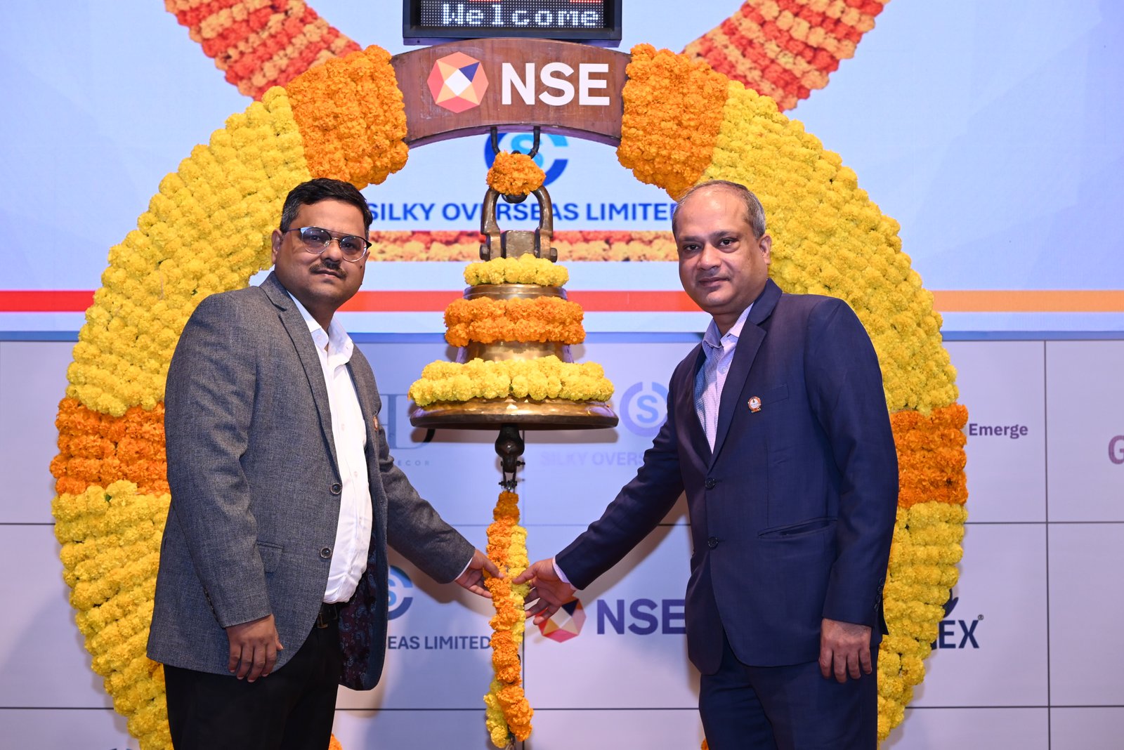 Silky Overseas Limited Listing Ceremony Photos