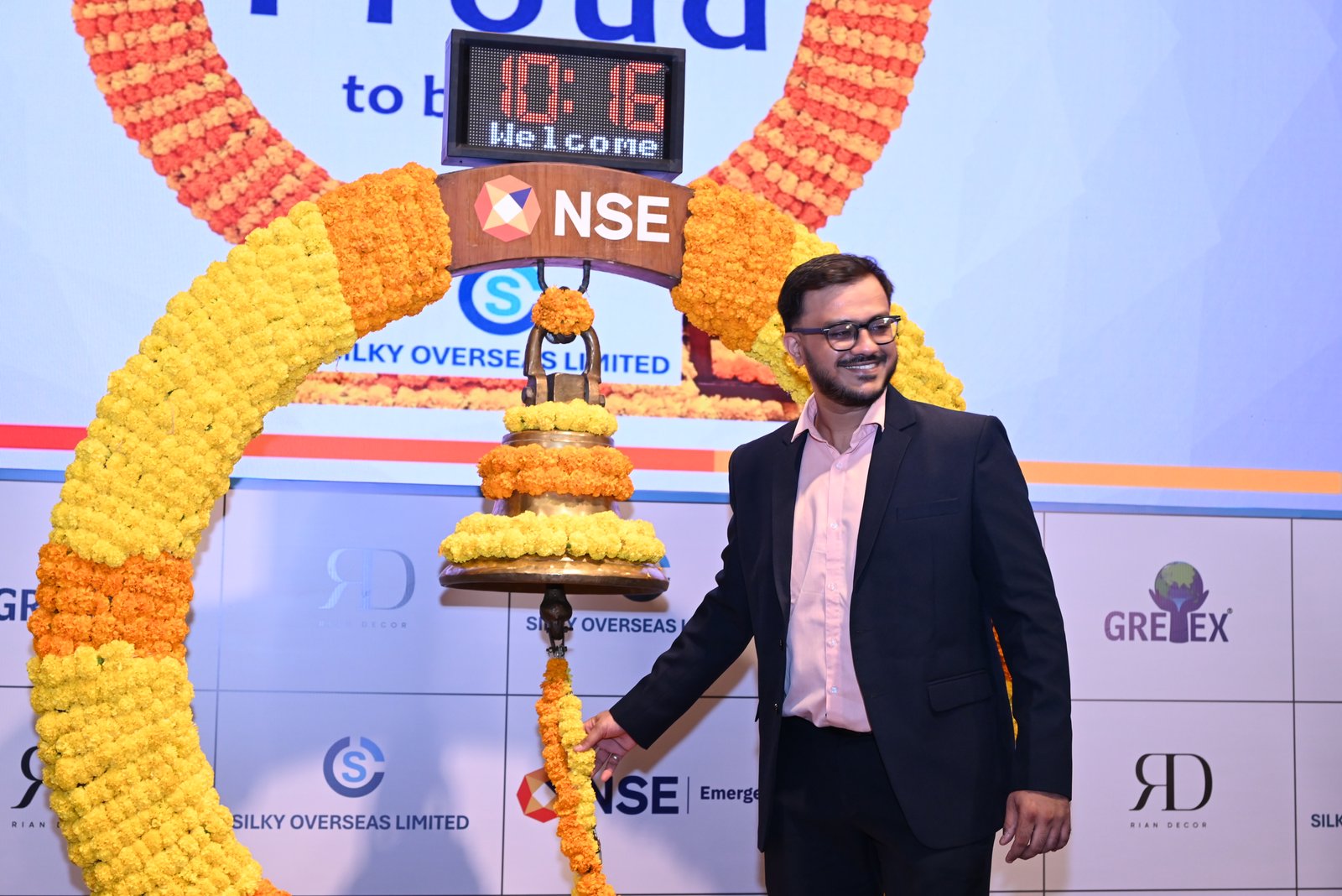 Silky Overseas Limited Listing Ceremony Photos